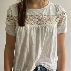 BOHO LACE BABYDOLL BASIC TOP